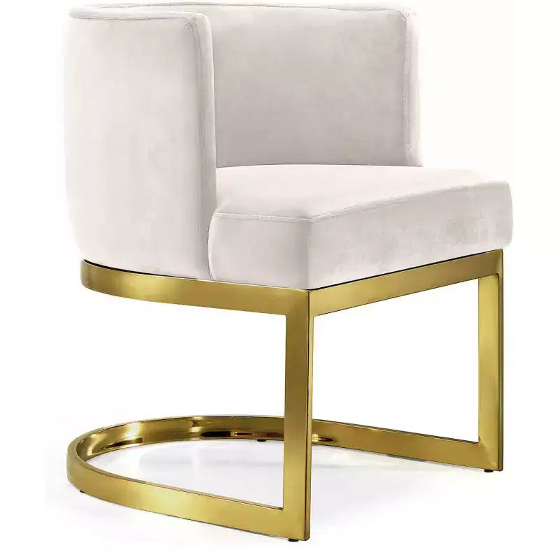 Meridian Furniture, Chaise de salle à manger en velours Gianna