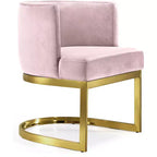 Meridian Furniture, Chaise de salle à manger en velours Gianna