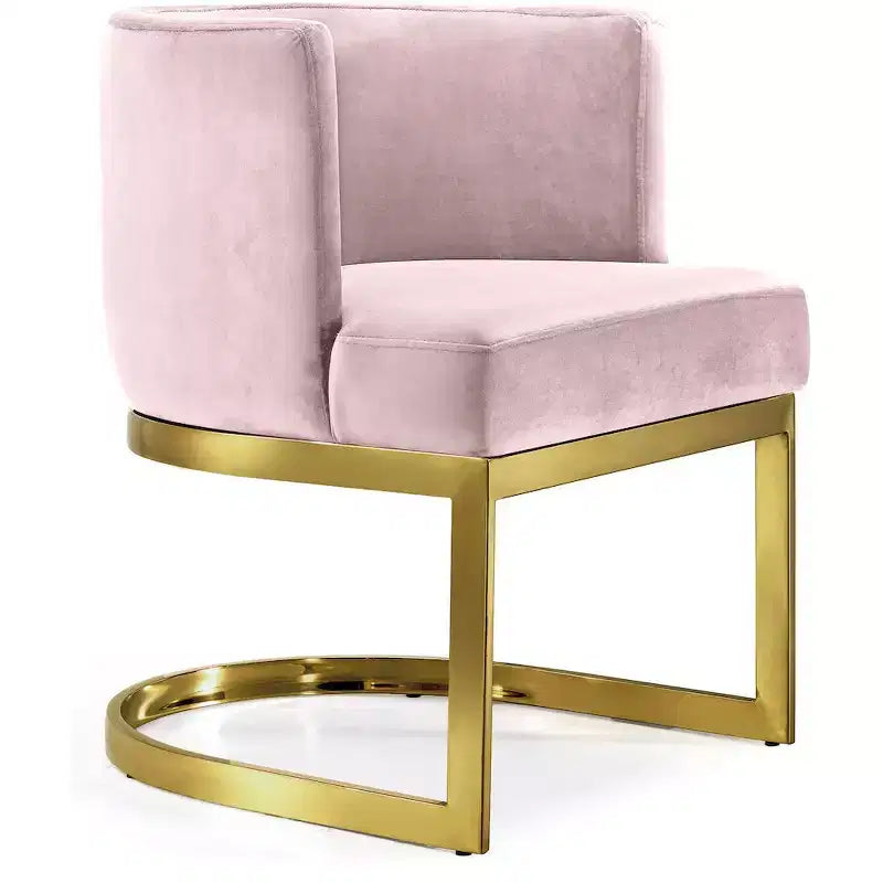 Meridian Furniture, Chaise de salle à manger en velours Gianna