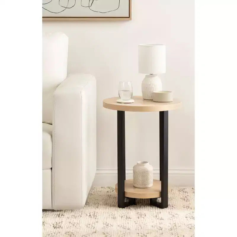 Table d'appoint ronde Kate et Laurel Hendricks