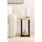 Table d'appoint ronde Kate et Laurel Hendricks