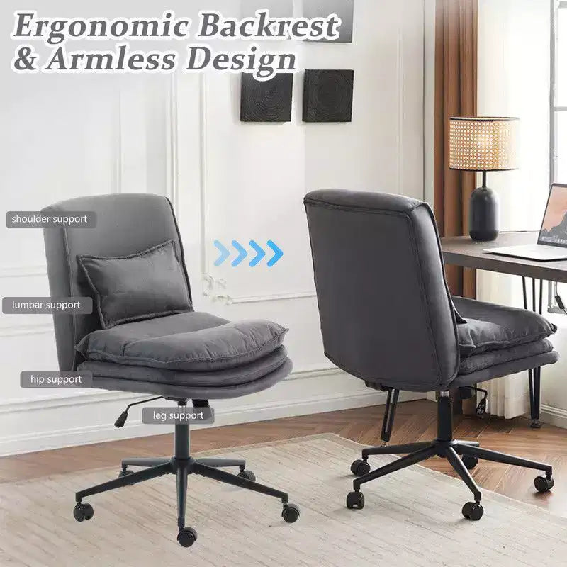 Karl Home | Chaise de bureau sans accoudoirs Karl Home