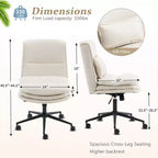 Karl Home | Chaise de bureau sans accoudoirs Karl Home
