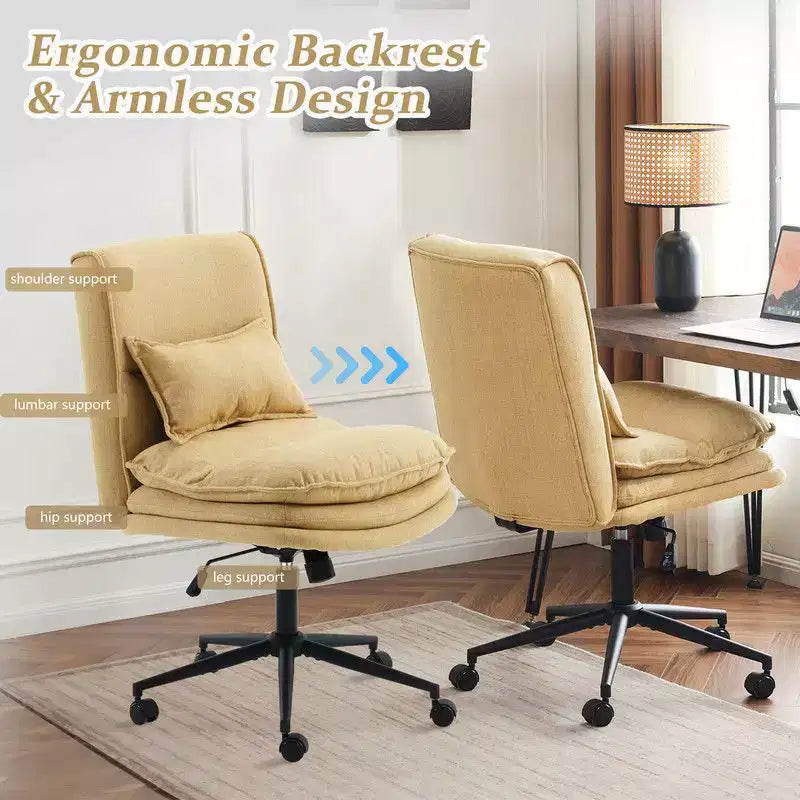 Karl Home | Chaise de bureau sans accoudoirs Karl Home