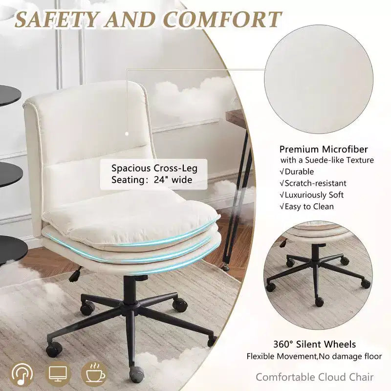 Karl Home | Chaise de bureau sans accoudoirs Karl Home