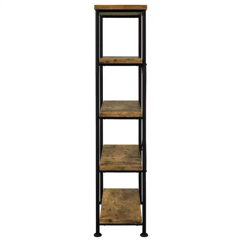 Coaster, Analiese bibliothèque 4 étagères 160 cm Rustic Nutmeg