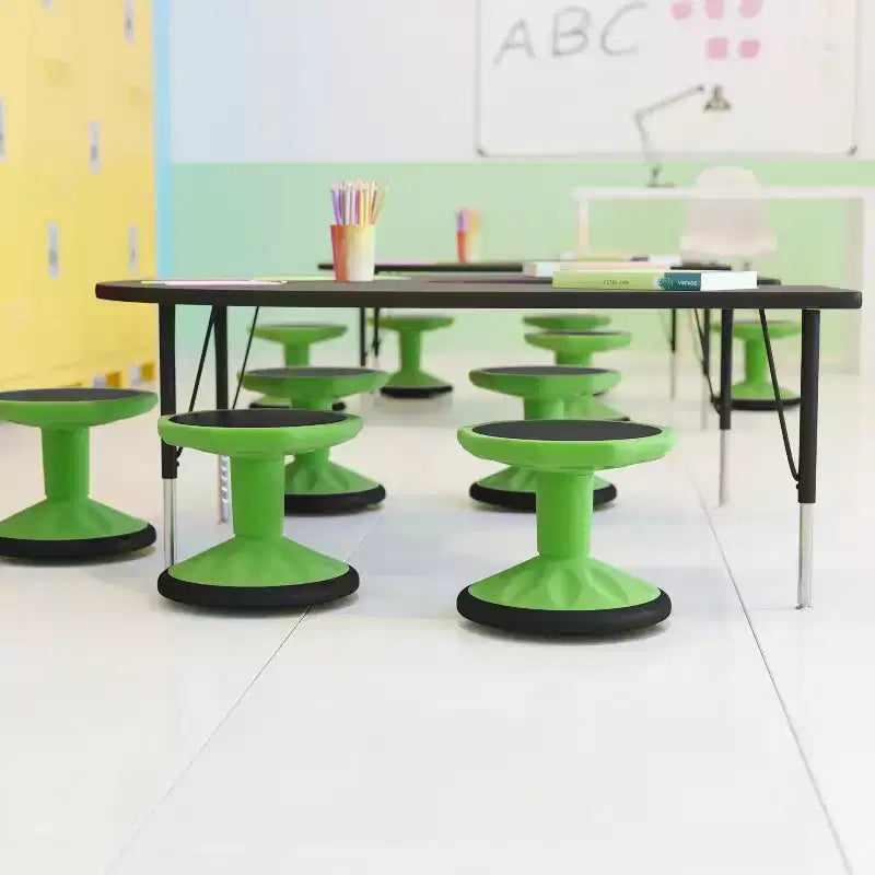 Flash Furniture Lucas Tabouret actif flexible à hauteur fixe pour enfant pour la salle de classe et la maison avec base antidérapante