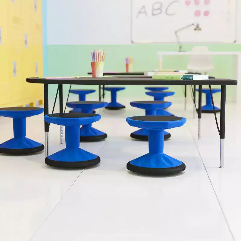 Flash Furniture Lucas Tabouret actif flexible à hauteur fixe pour enfant pour la salle de classe et la maison avec base antidérapante