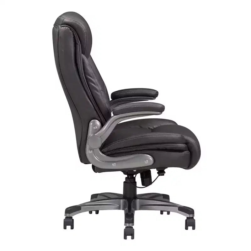 Chaise de bureau ergonomique Okak Classic avec accoudoirs réglables, chaise confortable avec rotation à 360 degrés et roulettes, chaise de bureau pour le bureau, la maison, gris