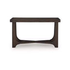 Signature Design by Ashley Korestone - Table console de canapé, marron foncé, table console d'entrée contemporaine