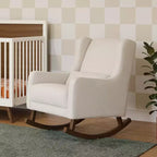 Fauteuil à bascule Kai de Babyletto en tissu Eco-Performance | Hydrofuge et antitache