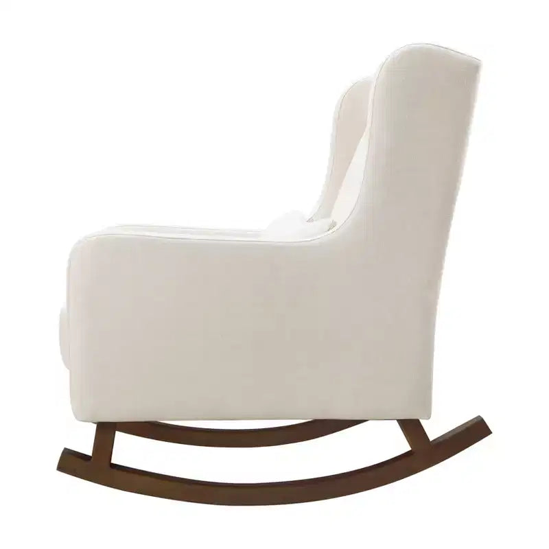 Fauteuil à bascule Kai de Babyletto en tissu Eco-Performance | Hydrofuge et antitache