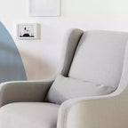 Fauteuil à bascule Kai de Babyletto en tissu Eco-Performance | Hydrofuge et antitache