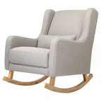 Fauteuil à bascule Kai de Babyletto en tissu Eco-Performance | Hydrofuge et antitache