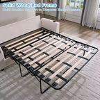 Canapé-lit Mjkone convertible avec matelas en mousse à mémoire de forme, porte-gobelets, ports de chargement USB