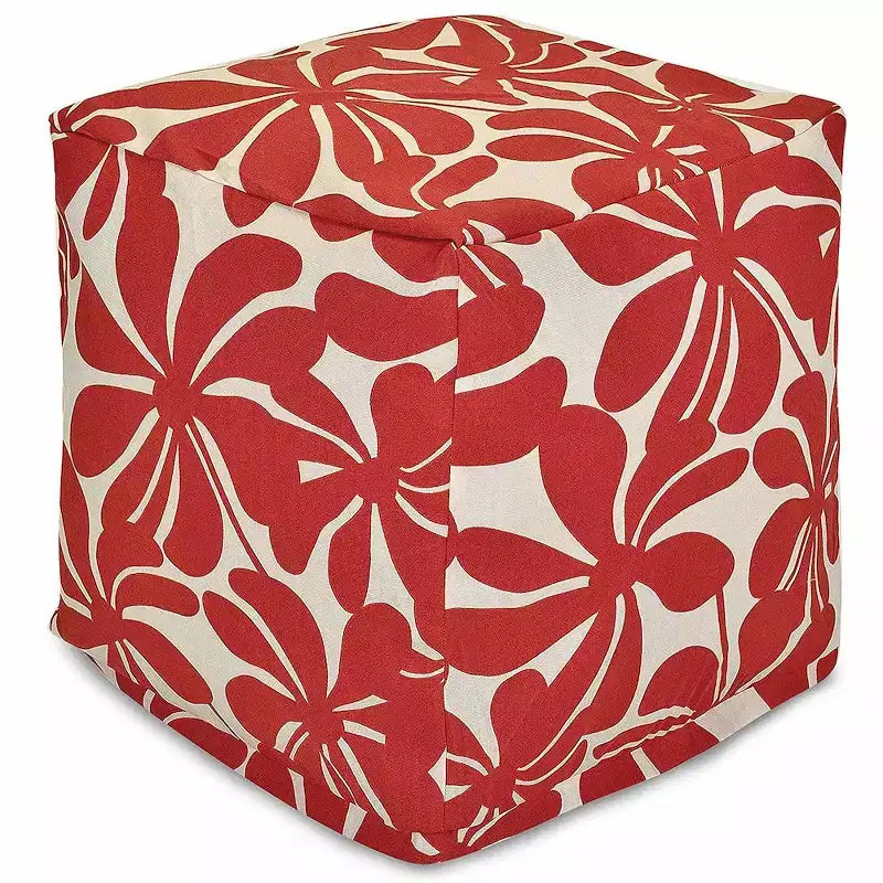 Majestic Home Goods,Cube Pouf Plantation