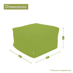 Majestic Home Goods, pouf ottoman Treillis