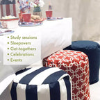 Majestic Home Goods,Pouf Plantation