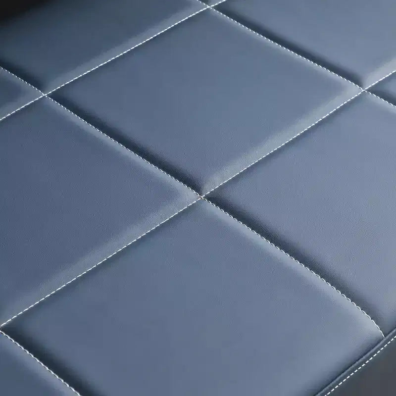 Canapé moderne 2 places, avec accoudoirs métalliques Dossier large et épais, assise en mousse haute densité rembourrée pour les petites chambres