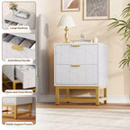 Commode à 2 tiroirs, petite commode, commode de chambre à coucher, salon,