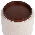 Studio 55D Elias 18 Pouf de rangement haut Nathan Ginger avec plateau réversible