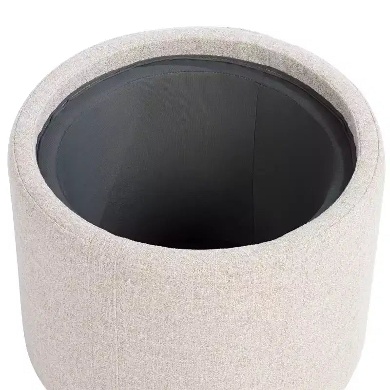 Studio 55D Elias 18 Pouf de rangement haut Nathan Ginger avec plateau réversible