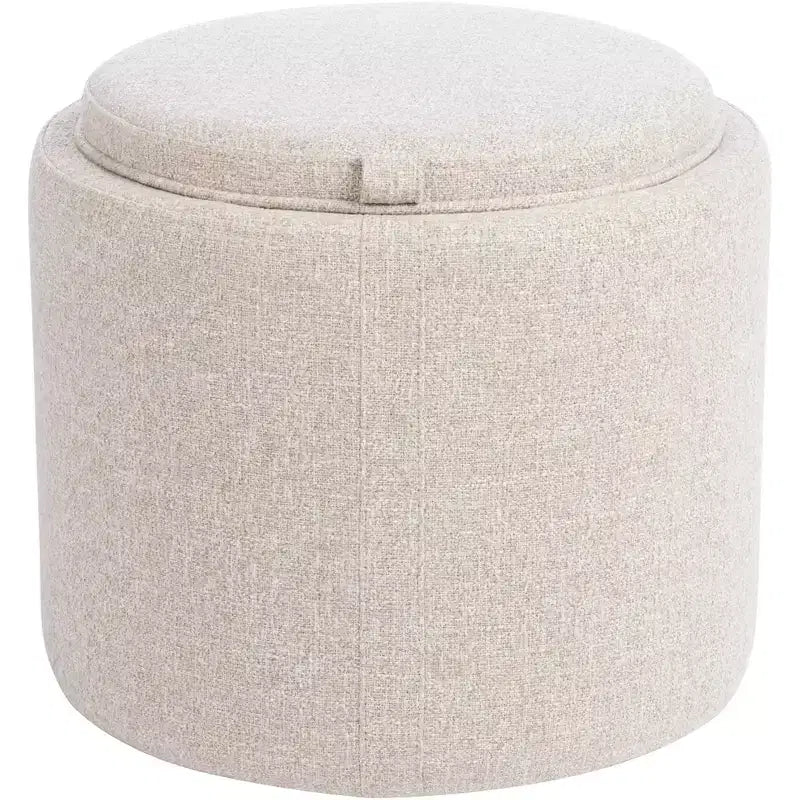 Studio 55D Elias 18 Pouf de rangement haut Nathan Ginger avec plateau réversible