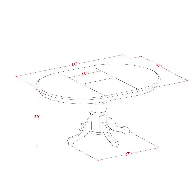 Ensemble de salle à manger 7 pièces HomeStock avec table au plateau en bois massif finition lin blanc et 6 chaises Parson