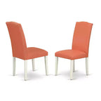 Ensemble de salle à manger flamant rose 5 pièces table et chaises design Art Nouveau 60