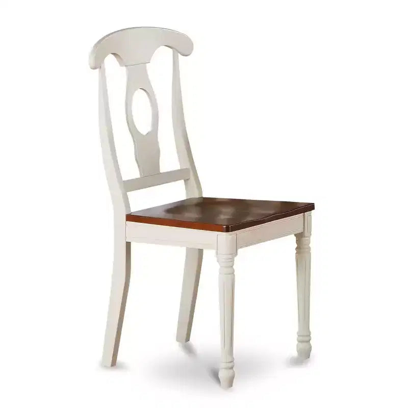 Ensemble Table et Chaises de Cuisine Toscane - Ensemble Repas 3 Pièces - Table et Chaises en Bois Dur Asiatique