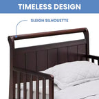 Lit pour tout-petit Chestopher de Delta Children avec barrières de sécurité