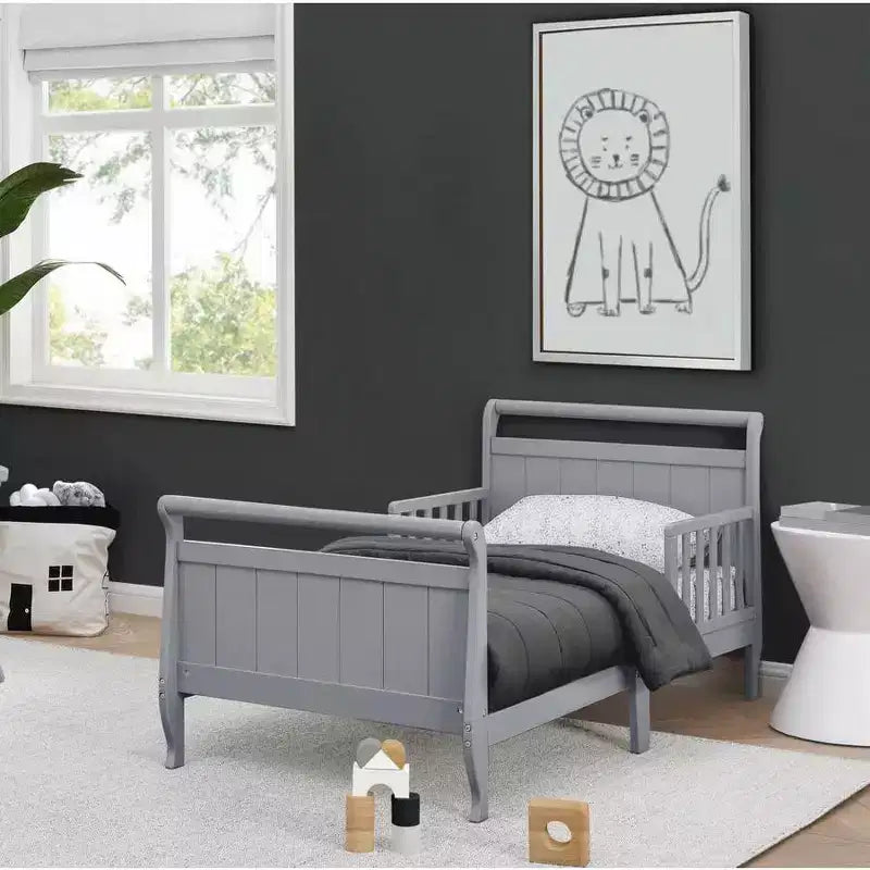 Lit pour tout-petit Chestopher de Delta Children avec barrières de sécurité