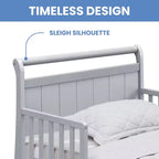 Lit pour tout-petit Chestopher de Delta Children avec barrières de sécurité