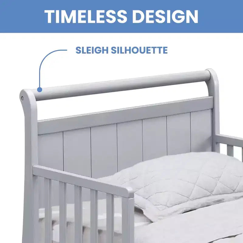 Lit pour tout-petit Chestopher de Delta Children avec barrières de sécurité