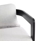 Tabourets de bar d'extérieur en aluminium Cal modernes avec coussin Christopher Knight Home