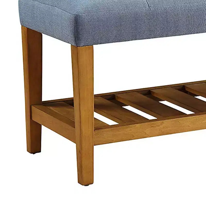 Banc Royal Hampton, bleu et chêne