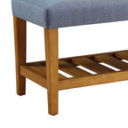 Banc Royal Hampton, bleu et chêne