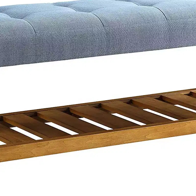 Banc Royal Hampton, bleu et chêne