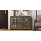 Meuble à chaussures GALANO avec étagères réglables, marron, 44,4 L x 13,5 P x 30 H