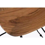 Jofran, tabouret de bar sans dossier en acacia massif Nature's Edge (lot de 3)