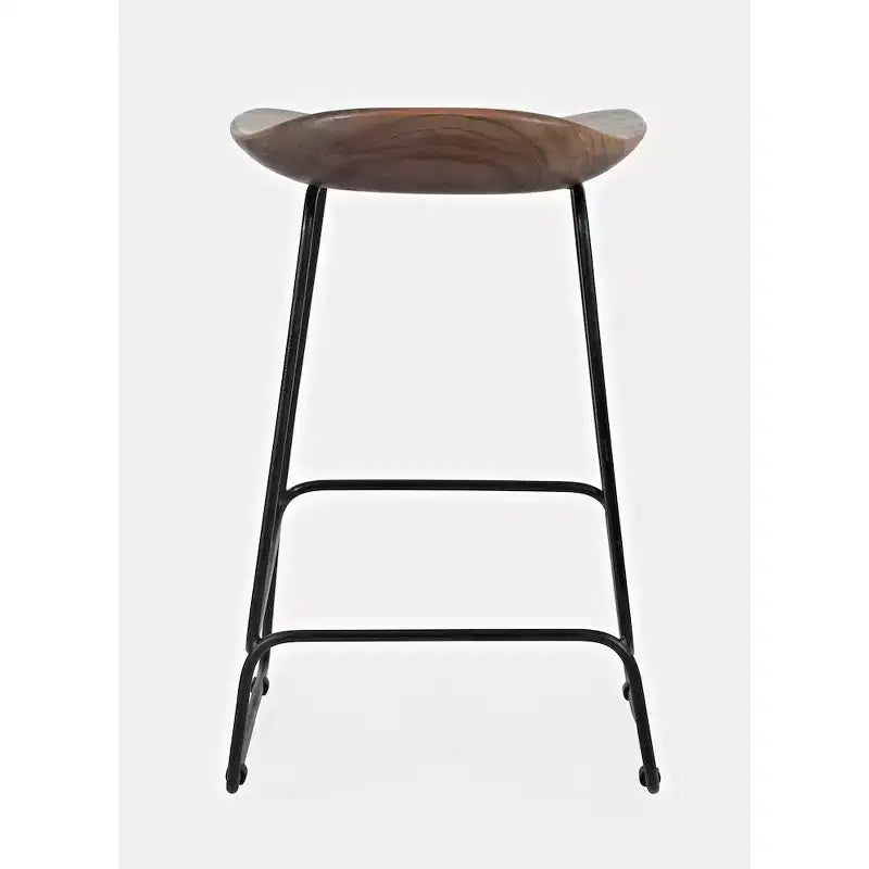 Jofran, tabouret de bar sans dossier en acacia massif Nature's Edge (lot de 3)