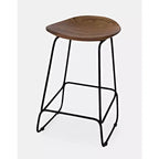 Jofran, tabouret de bar sans dossier en acacia massif Nature's Edge (lot de 3)