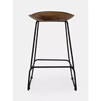 Jofran, tabouret de bar sans dossier en acacia massif Nature's Edge (lot de 3)