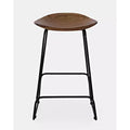 Jofran, Nature's Edge Solid Acacia Counter Height Backless Stool (Set of 3)