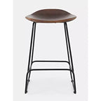 Jofran, tabouret de bar sans dossier en acacia massif Nature's Edge (lot de 3)