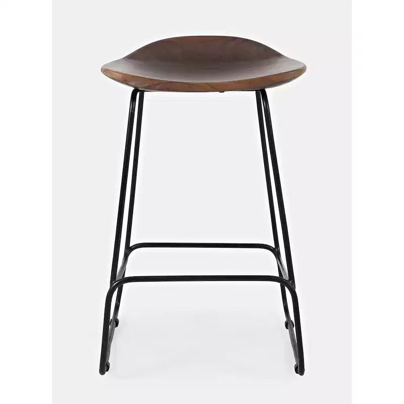 Jofran, tabouret de bar sans dossier en acacia massif Nature's Edge (lot de 3)