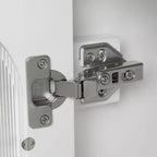 MAYEERTY 24 Meuble-lavabo avec évier 2 tiroirs 1 porte Étagère réglable Bois massif MDF Blanc