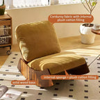 Fauteuil à bascule planeur rembourré confortable, multi-positions, fauteuil d'appoint pour le salon, la chambre ou la chambre de bébé