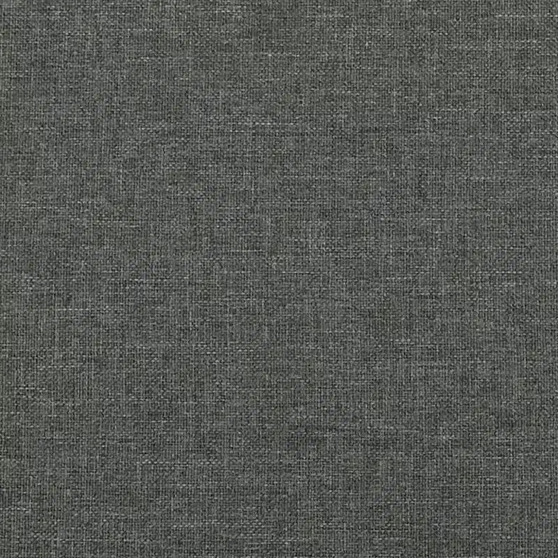 Cadre de lit en tissu de polyester gris foncé, contreplaqué, bois d'ingénierie King