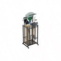 Garden Organizer Yard Tower Rack Garage Storage Heavy Duty Steel Black Shed Outdoor 35 Long - Handled Tools Rakes Brooms Stand